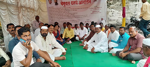 Farmers agitation in Mangalwedha