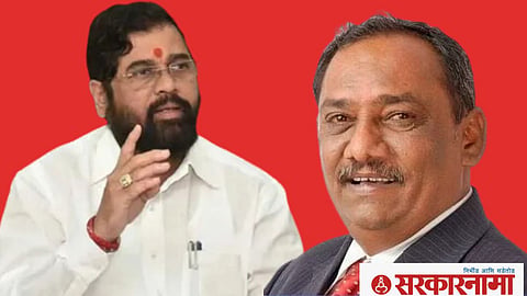 Eknath shinde and Dr. Babanrao Taywade.