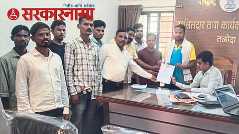 Birsa fighters delegation at Taloda