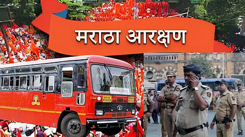 Maratha protesters