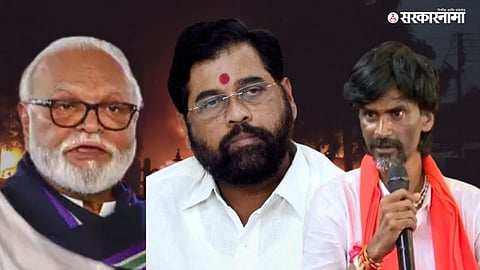 Eknath Shinde - Chhagan Bhujbal Vs Manoj Jarange Patil