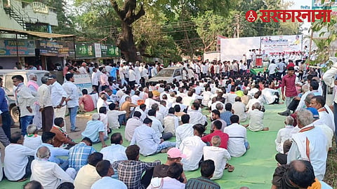 Farmer's Protest in Bhandara