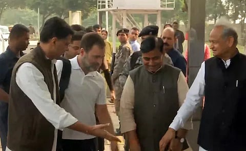 Rahul Gandhi, Ashok Gehlot, Sachin Pilot