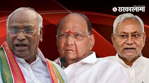Sharad Pawar, Nitish Kumar, Mallikarjun Kharge