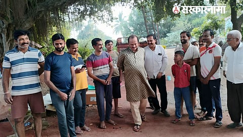Ajit Pawar in Katewadi