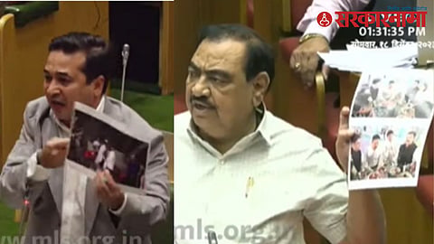 Nitesh Rane-Eknath Khadse