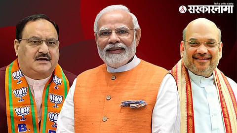 JP Nadda, Narendra Modi, Amit Shah