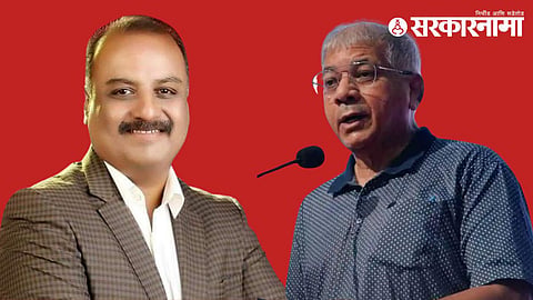 Dhairyawardha Pundkar and Prakash Ambedkar