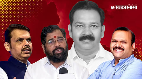 Devendra Fadnavis, Eknath Shinde,Ganpat Gaikwad, Narendra Pawar