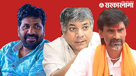 Bachchu Kadu, Prakash Ambedkar and Manoj Jarante