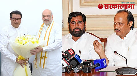 Raj Thackeray-Amit Saha-Eknath Shinde-Ajit Pawar