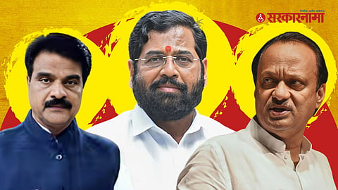 Vijay Shivtare, Eknath Shinde, Ajit Pawar