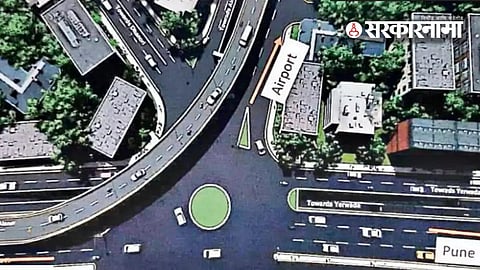 Vishrantwadi Chowk Flyover Map