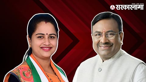 Pratibha Dhanorkar and Sudhir Mungantiwar