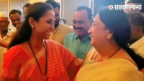 supriya sule meet sunetra pawar