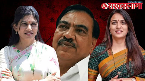 Raksha Khadse_Eknath Khadse -Rohini Khadse