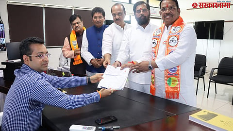 Shrirang Barne files nomination