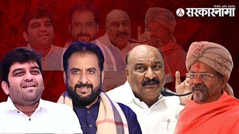 harshvardhn jadhav, imtiyaj jalil, sandipan bhumre, shantigiri maharaj
