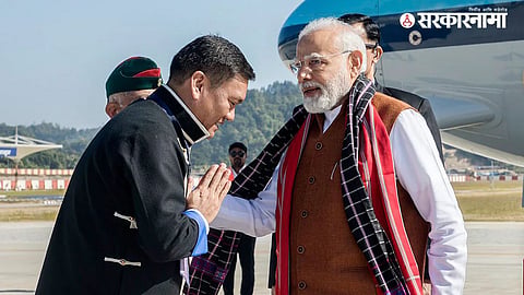 Pema Khandu, Narendra Modi