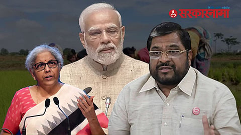 Nirmala Sitharaman, Narendra Modi, Raju Shetty