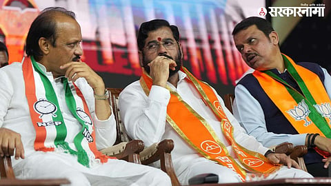Ajit Pawar, Eknath Shinde, Devendra Fadnavis