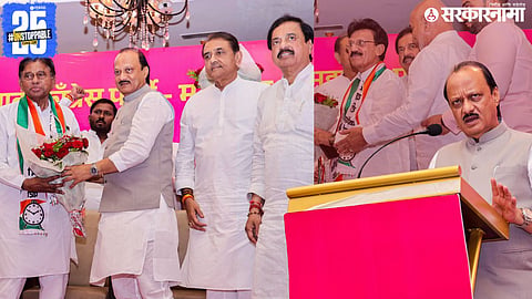 Ajit Pawar Welcomes Four Ex-MLAs