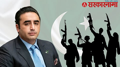 Bilawal Bhutto during a press interaction where he acknowledged Pakistan’s past involvement in supporting terrorism, stirring global political reactions.
