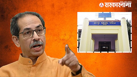 Uddhav Thackeray’s Shiv Sena leaders addressing the in Nagpur, declaring their official stand on forming alliances for the upcoming civic body elections.