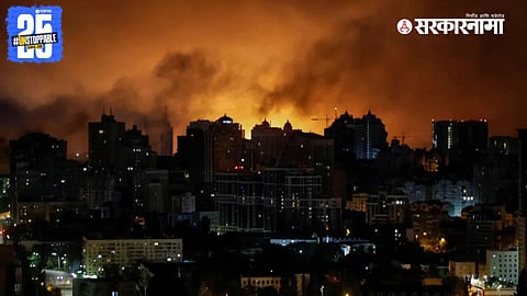 Russian drone strikes target Ukraine for the second night in a row, intensifying the ongoing war and increasing global tensions.