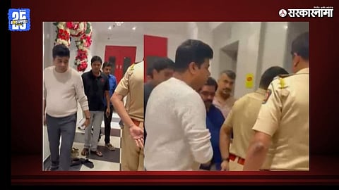 MNS District President Avinash Jadhav arrested before protest march