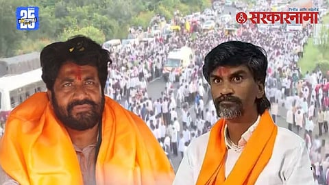 Bachchu Kadu and Manoj Jarange Patil