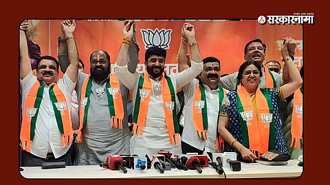Ex-Corporators Prithviraj Sutar, Sanjay Bhosale Join BJP