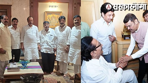 Ranjitsinh Mohite Patil- Devendra Fadnavis-Dhairsheel Mohite Patil- Ajit Pawar