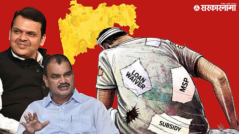 Maharashtra Farmer Loan Waiver; cm devendra fadnavis And Datta Bharne