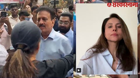 Teena Choudhry Shares Her Side of Viral Traffic Jam Incident with Girish Mahajan