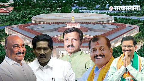 Marathwada Lok Sabha MPs Omprakash Rajenimbalkar, Ravindra Chavan, Kalyan Kale, Shivaji Kalge, Nagesh Patil Ashtikar, Bajrang Sonawane, Sanjay Jadhav and Sandipan Bhumre.