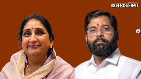 Sunetra Pawar, Eknath Shinde