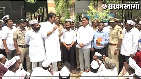 Indapur Farmers Protest
