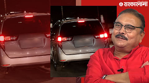 Egg throwing on West Bengal Trinamool Congress TMC MLA Madan Mitra convoy