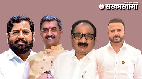 Eknath Shinde-Shambhuraj Desai-Makarand Patil-Jaykumar Gore