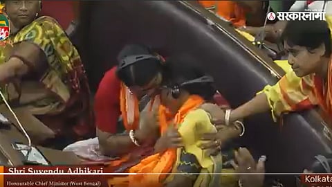 BJP MLA news : विधानसभेत मुख्यमंत्री बोलत असतानाच भाजपच्या महिला आमदारांना रडू कोसळलं! हृदय पिळवटून टाकणारा व्हिडिओ...
