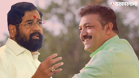 Former Shiv Sena MLA Shirish Chaudhari; Eknath Shinde
