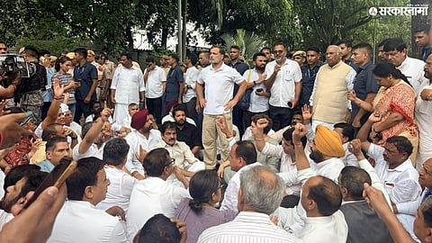 Rahul Gandhi Delhi protest
