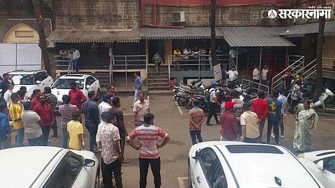 Mahayuti corporators clash