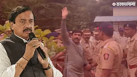 NCP Sudhakar Ghare detained before Khalapur protest; Sunil Tatkare