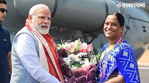 Konda Surekha with PM Narendra Modi