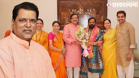 Bharat Gogawale visit Sunil Tatkare Residence; Mahendra Dalvi