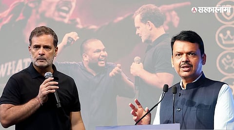Devendra Fadnavis criticised Rahul Gandhi over the Indore row