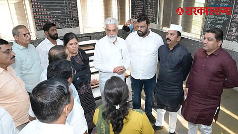 Dada Bhuse Inspects Closed NMC Schools in Nashik