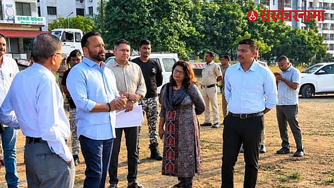 Jaykumar Gore Inspects Modi Ground for the Event